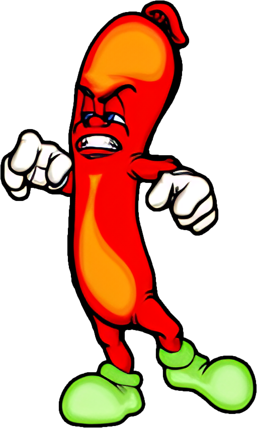 Burger Time sausage